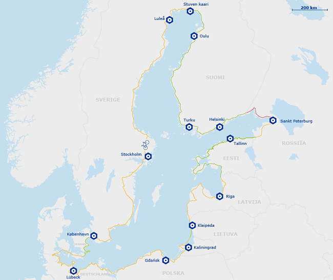 Ruta del Báltico (circuito Hansa)